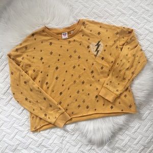 {Junkfood} Lightening Bolt and Heart Sweatshirt